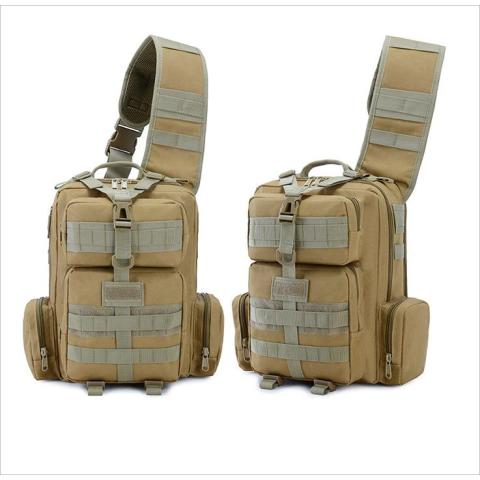 Tactical Multi-Function Breathable Tear-Resistant Wear-Resistant Soft Waterproof Camouflage Oxford One-Shoulder Chest Bag